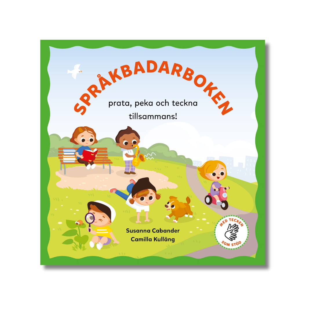Språkbadarboken för barn - lär dig prata, peka och teckna tillsammans