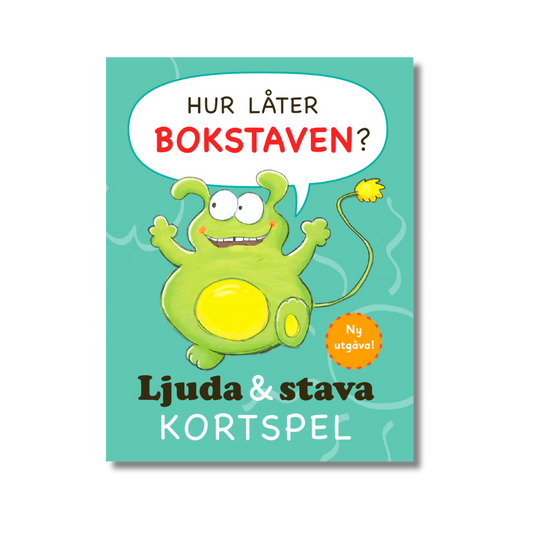 Kortspel för barn som övar ljudning och stavning