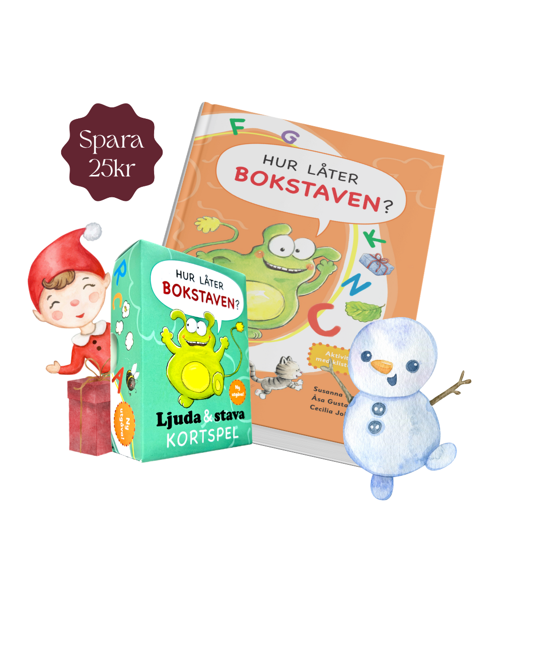 Pedagogisk julklapp för barn - lär dig ljuda, stava och läsa