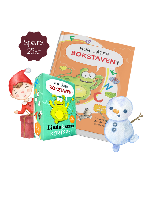Pedagogisk julklapp för barn - lär dig ljuda, stava och läsa